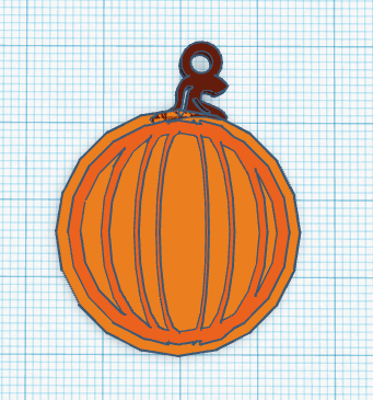 pumpkin key chain