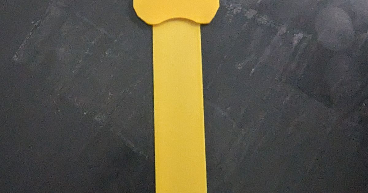Pikachu_bookmark with radius by Joed | Download free STL model ...