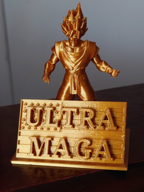 Ultra Maga Goku Trump Meme