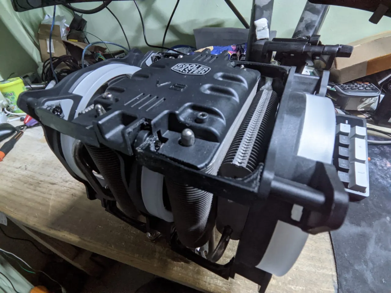 Cooler Master V8, Super Charged CPU cooler. by Ale V, Download free STL  model