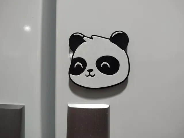 Happy Panda Fridge Magnet