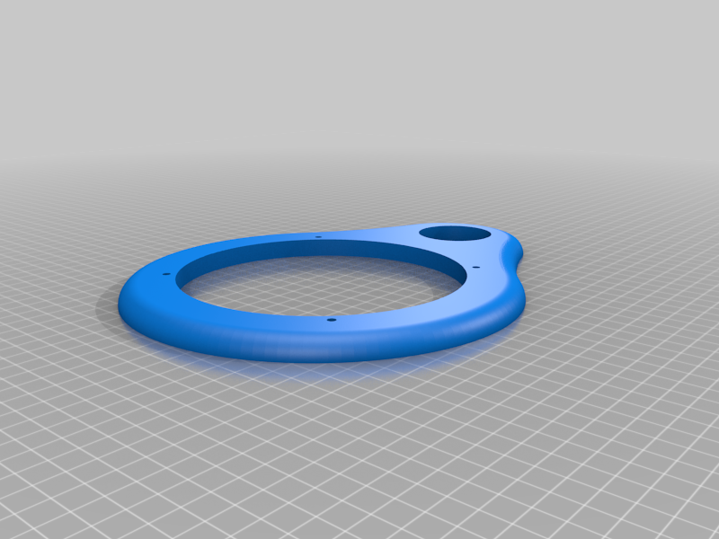 Miniatura 2 do modelo 3D 6.5" speaker trim