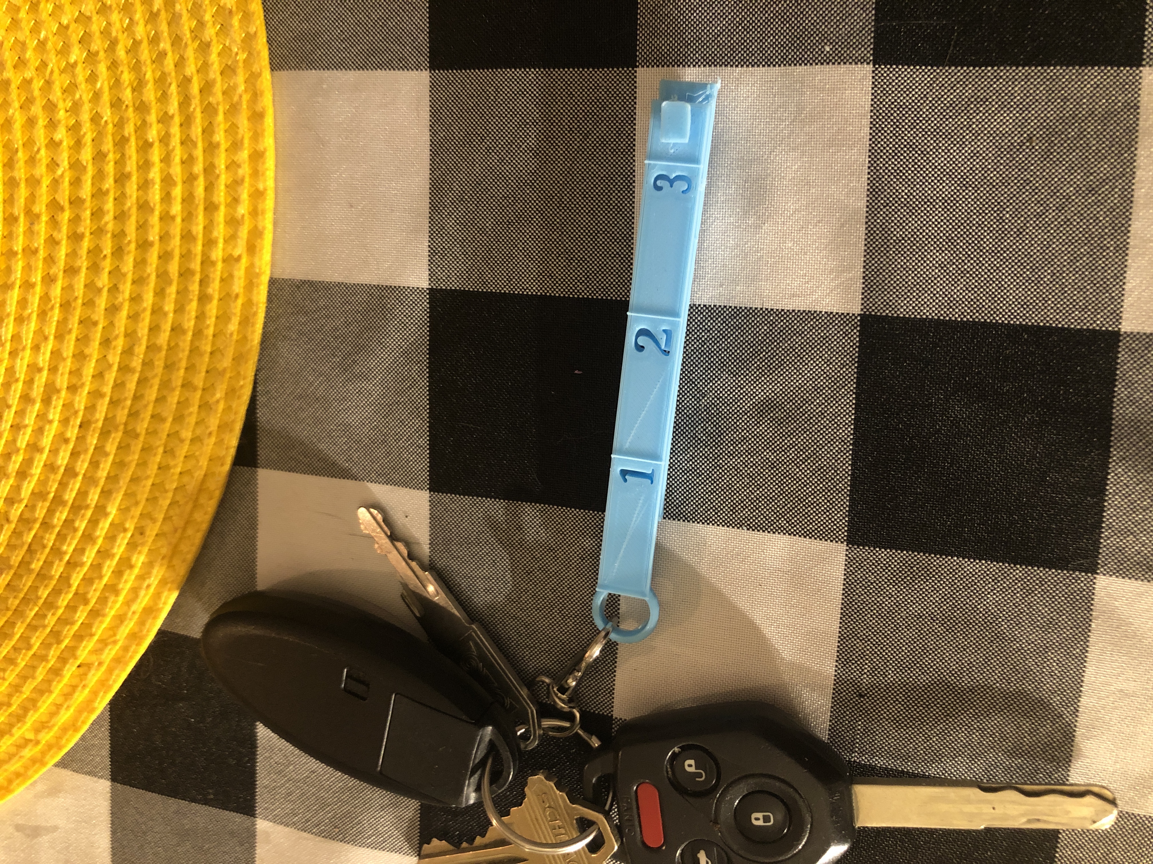 Miniatura 2 do modelo 3D Ruler Key Accessory