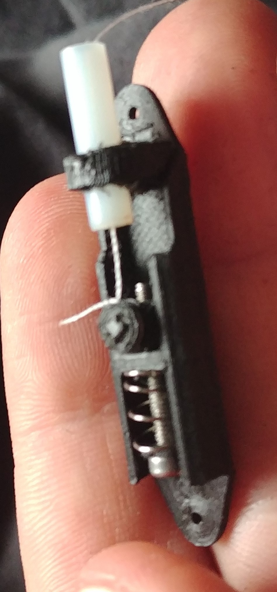 String Tensioner and Shock Absorber for Robot Tendons (Series Elastic Actuator)