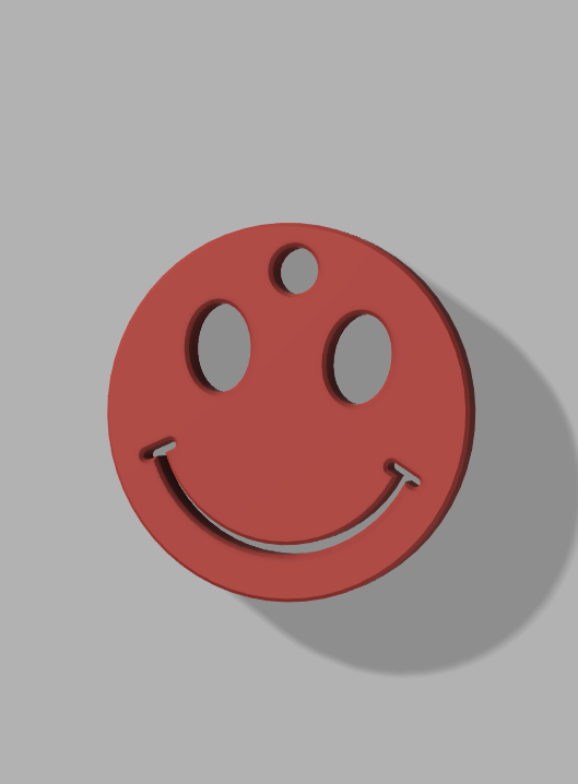 Kaychain tag smiley