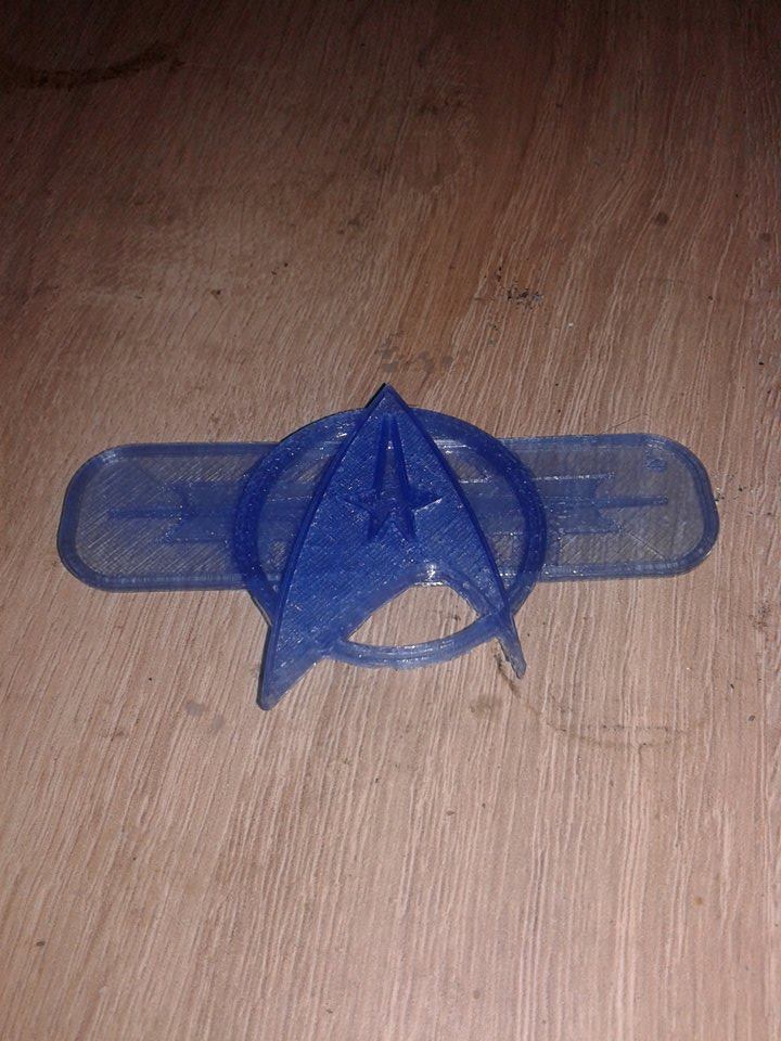 Star Trek TOS Captain Badge