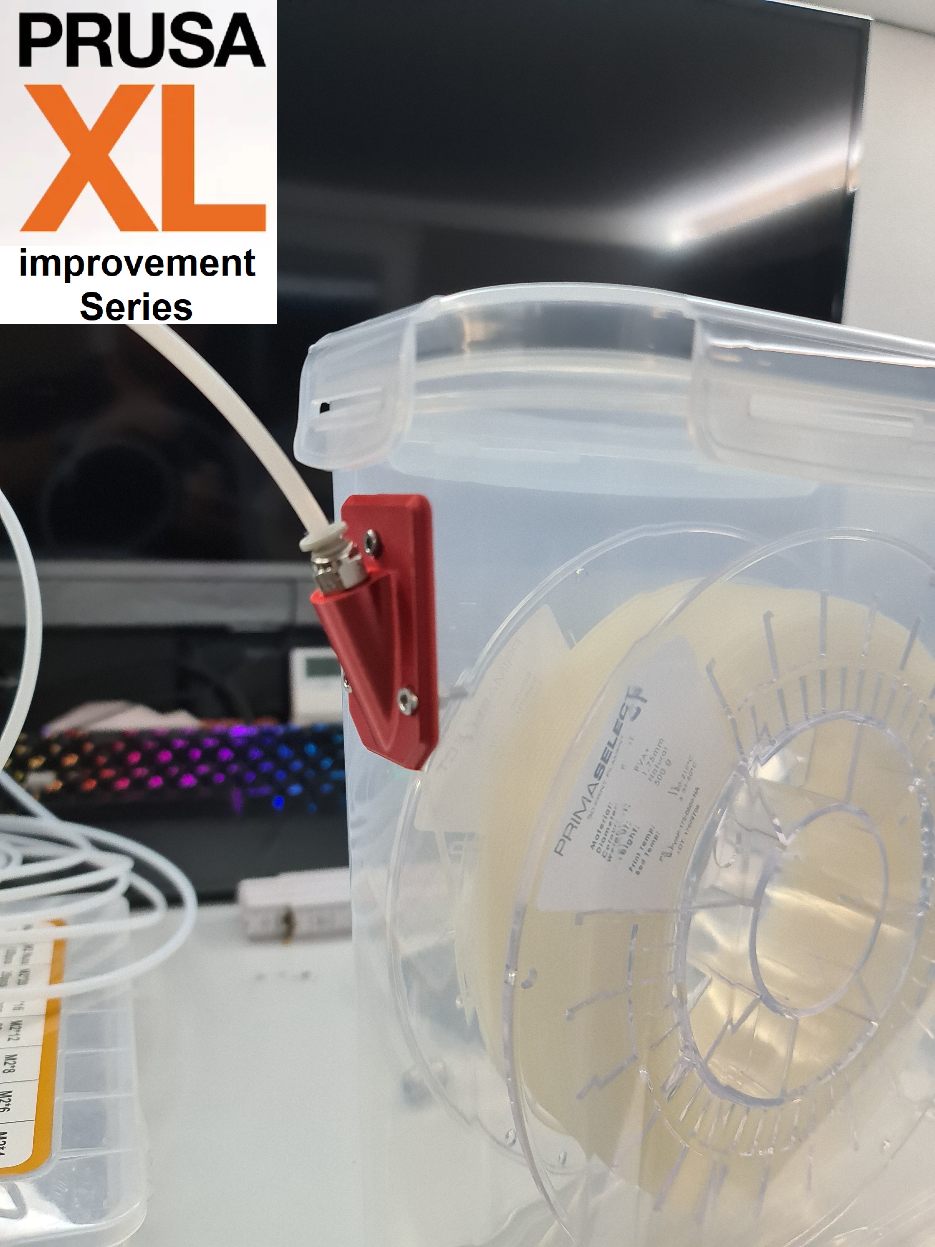 Prusa XL series: Single Dry-Box bowden passtrough