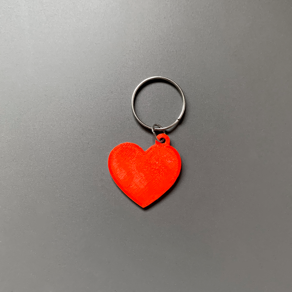 Heart keychain