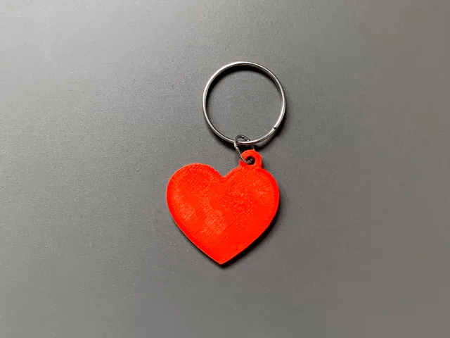 Heart keychain