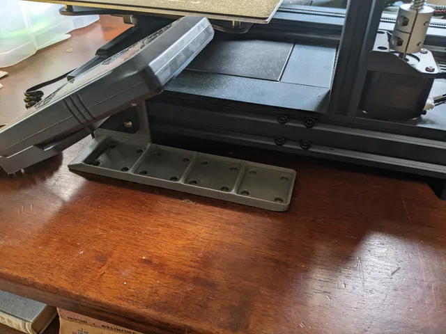 Elegoo Neptune 3 Gridfinity baseplate attachment