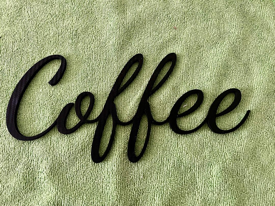 Lettering Schriftzug Coffee