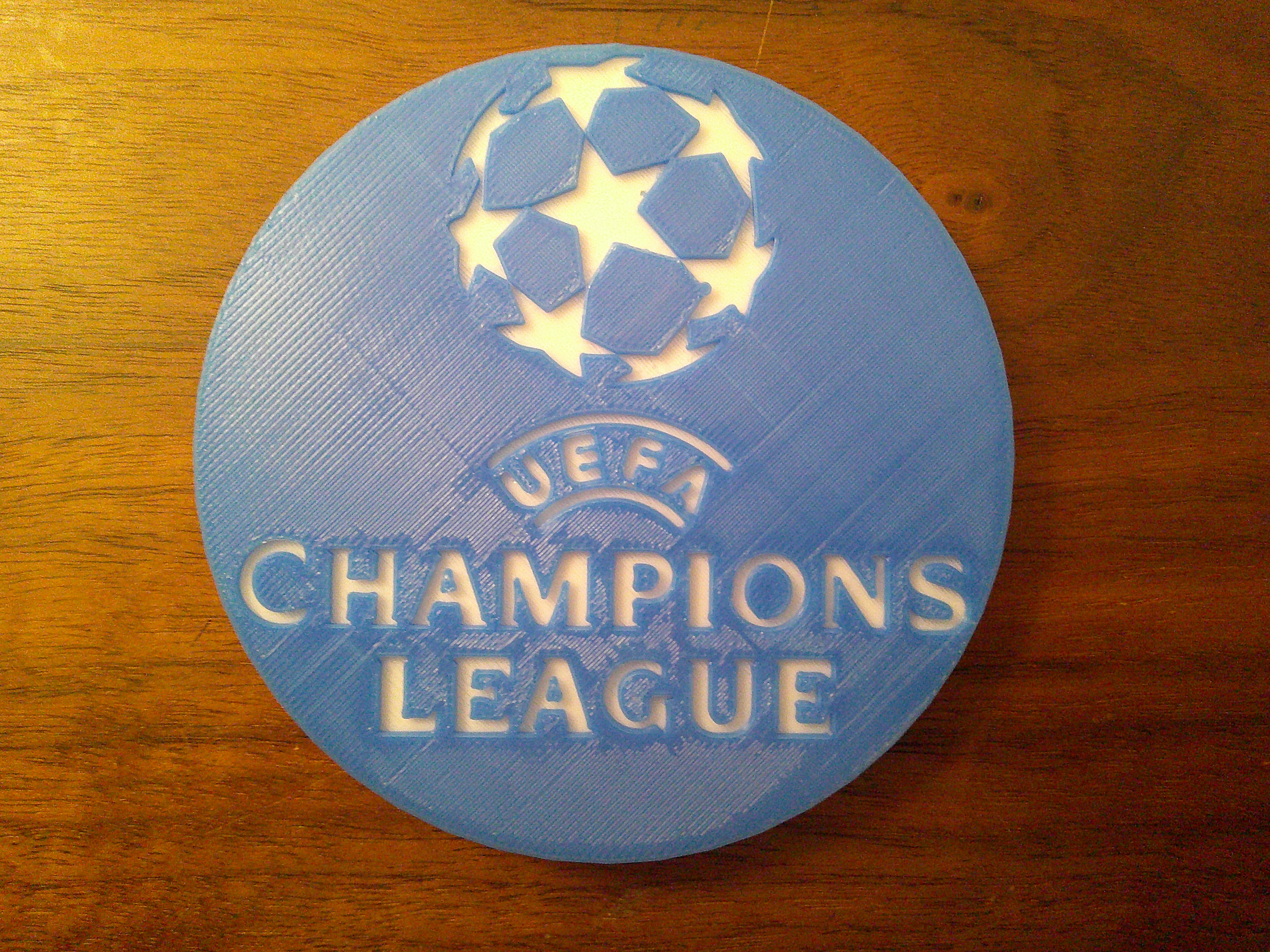 Champions League Coaster or Plaque