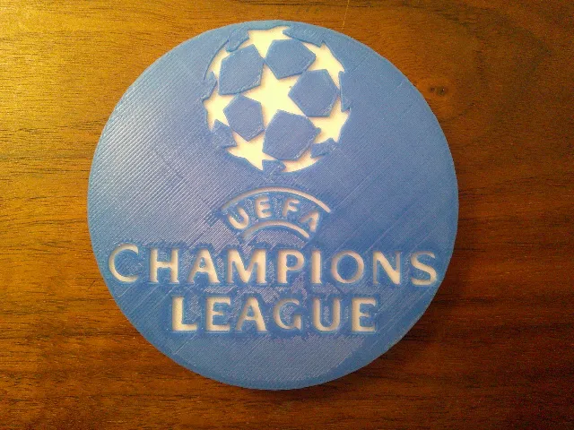 Champions League Coaster or Plaque