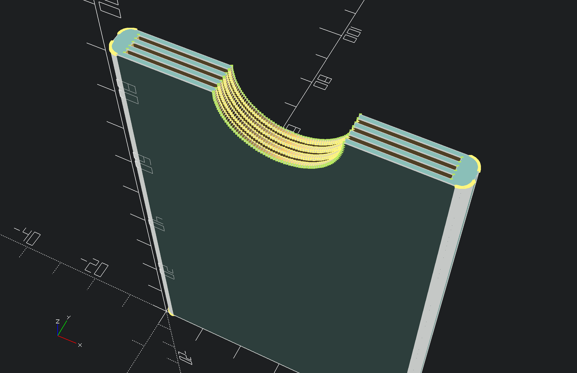 Simple parametric credit card wallet