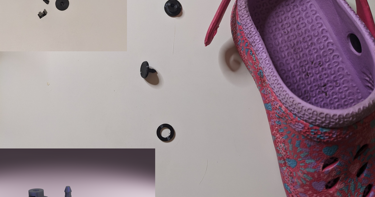 Replacement Rivet for Crocs (Or Your Other Riveting Needs) by Joshua