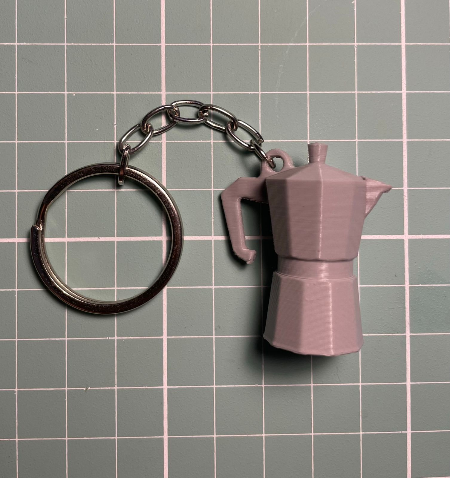 Italian Coffee maker Keychain