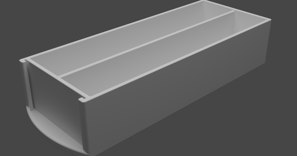 Resistor box with wall by llucon Download free STL model