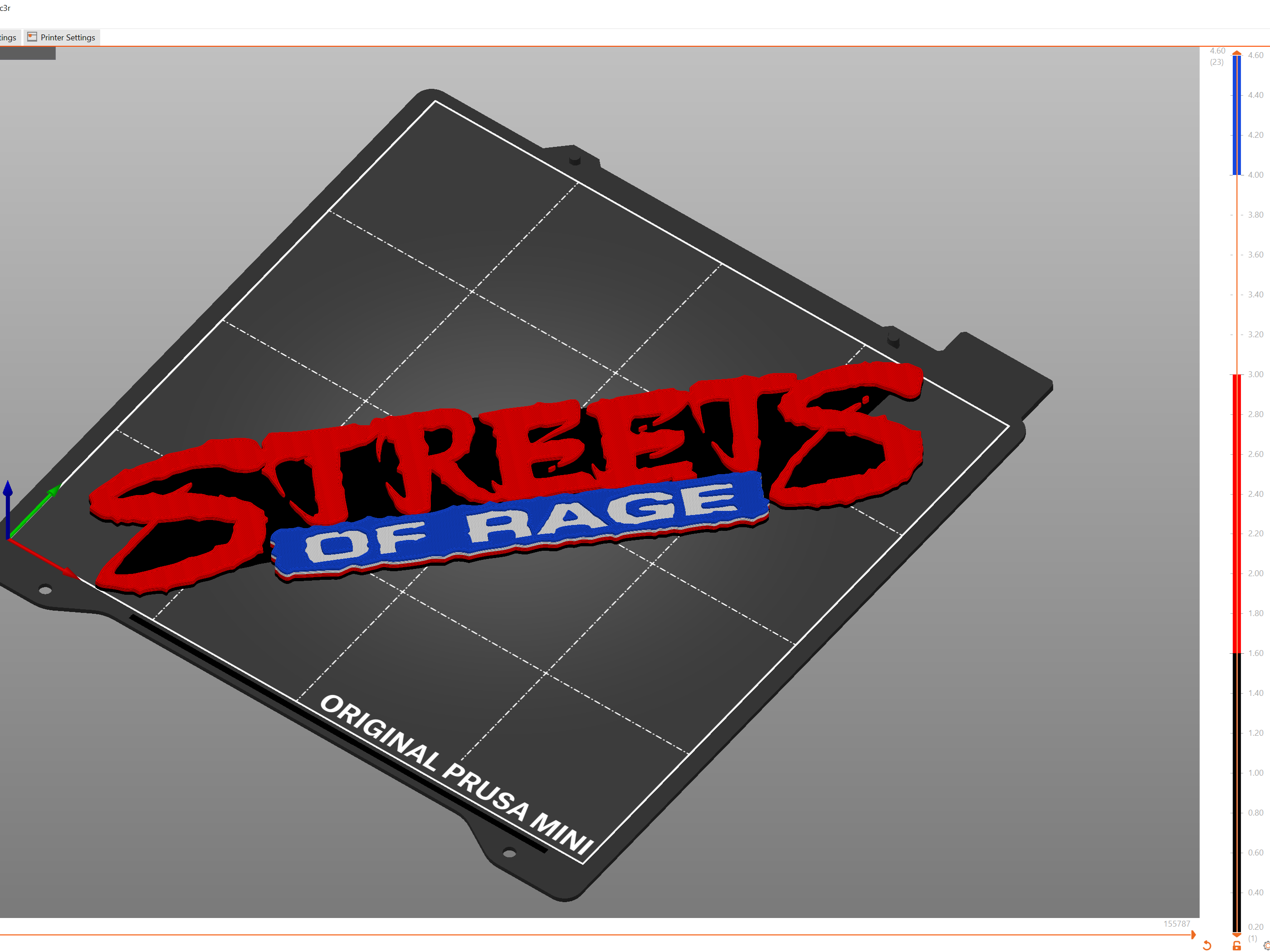 Streets of Rage Logo by Offbeat Printing | Download free STL model ...