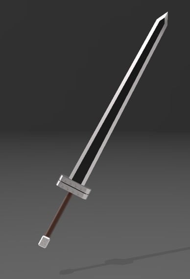 Gatsu Sword By Matteo Pesenti | Download Free STL Model | Printables.com