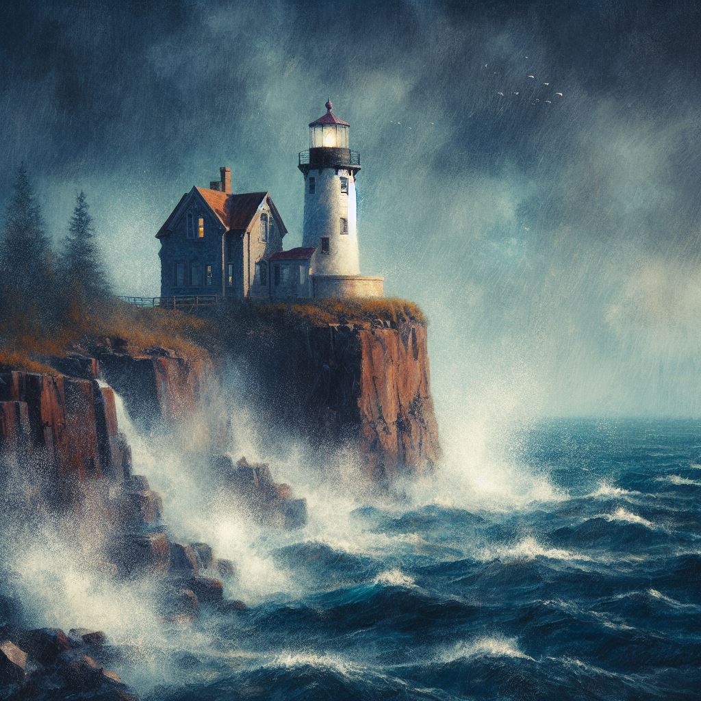 Miniatura 2 do modelo 3D HueForge Lighthouse
