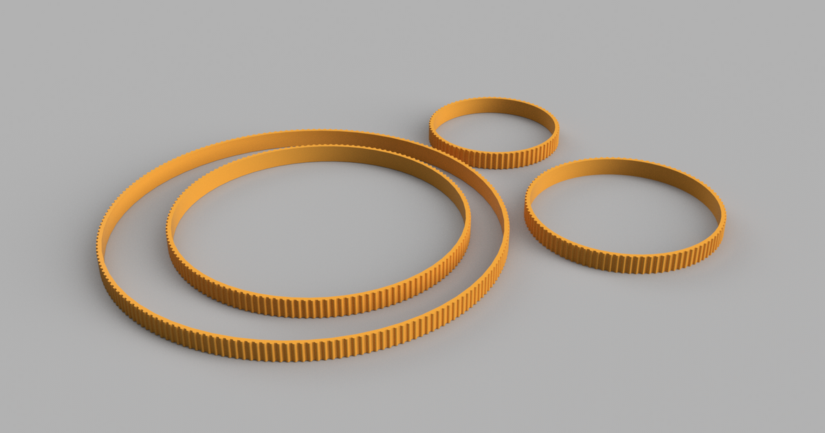 Perfect Belt Generator GT2 Timing Belts by John, CTO of Rack Robotics