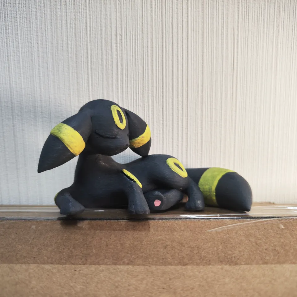 Napping Umbreon by Unde Cyce, Download free STL model