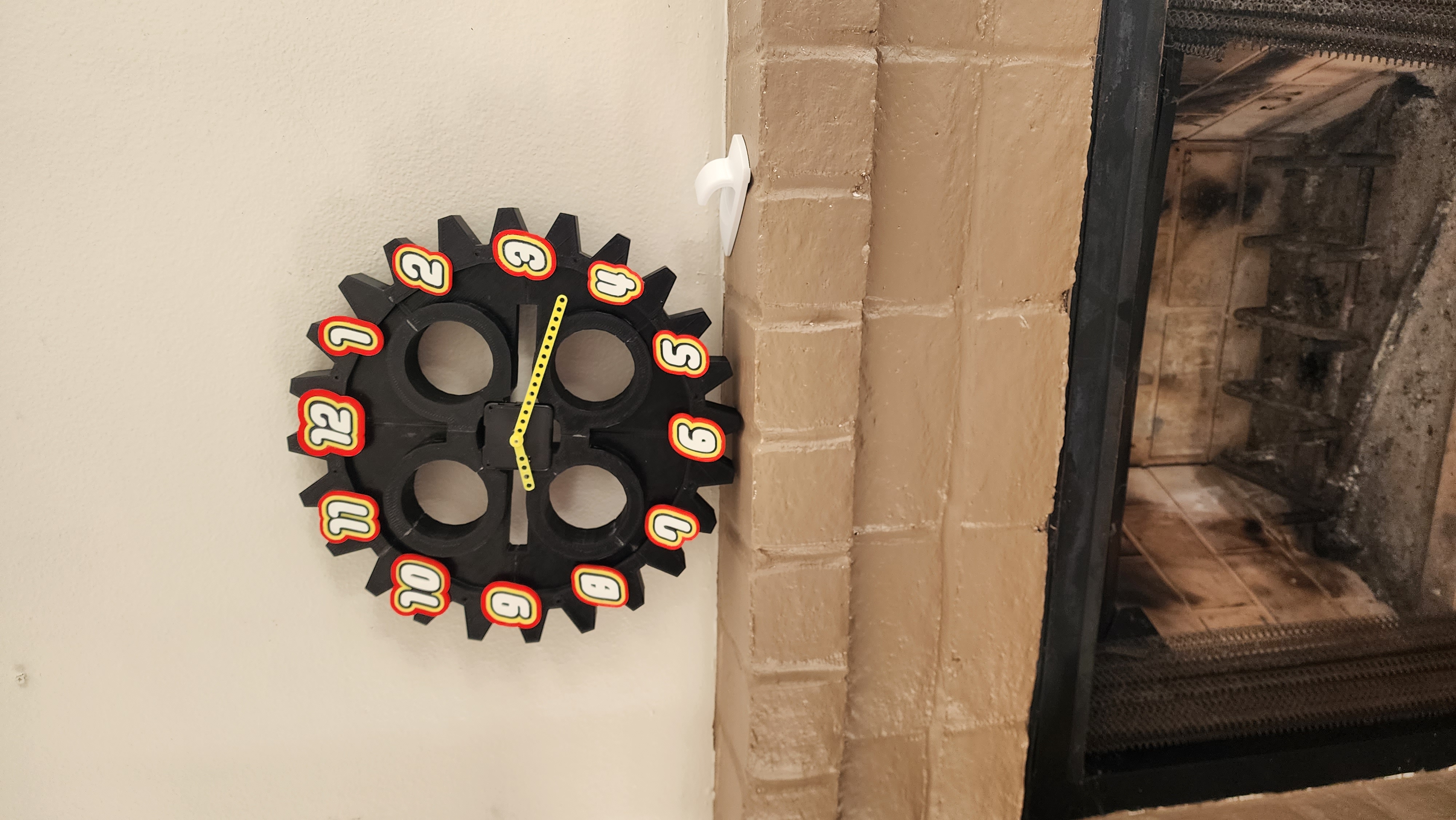 Large Lego Technic Clock - Glueable Remix