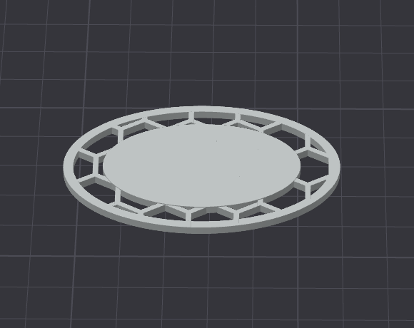 Hex-Oval Customizable Keychain
