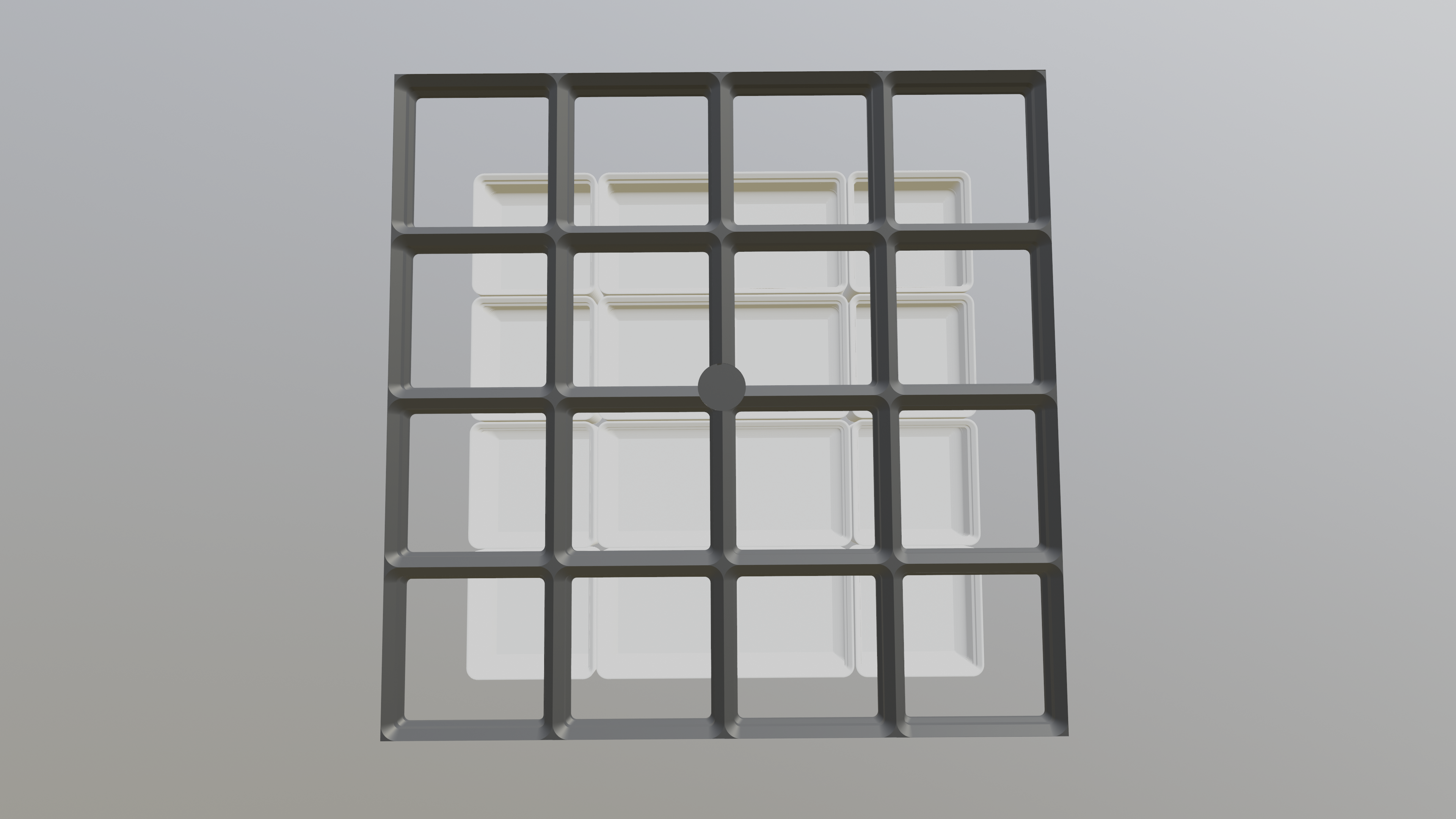 Gridfinity Stackable Baseplate with Handle (4x4) — thumbnail 9