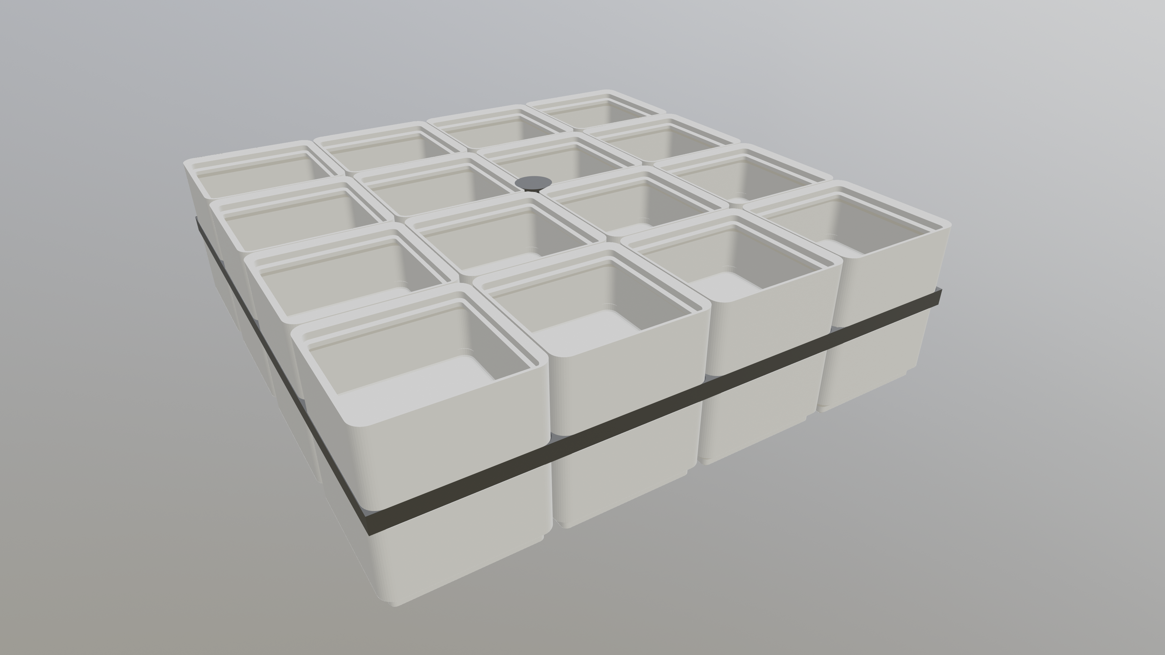 Gridfinity Stackable Baseplate with Handle (4x4) — thumbnail 8