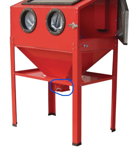 Sandblasting cabinet media pickup adapter (Harbor Freight, Tamforce, IKH ect.)