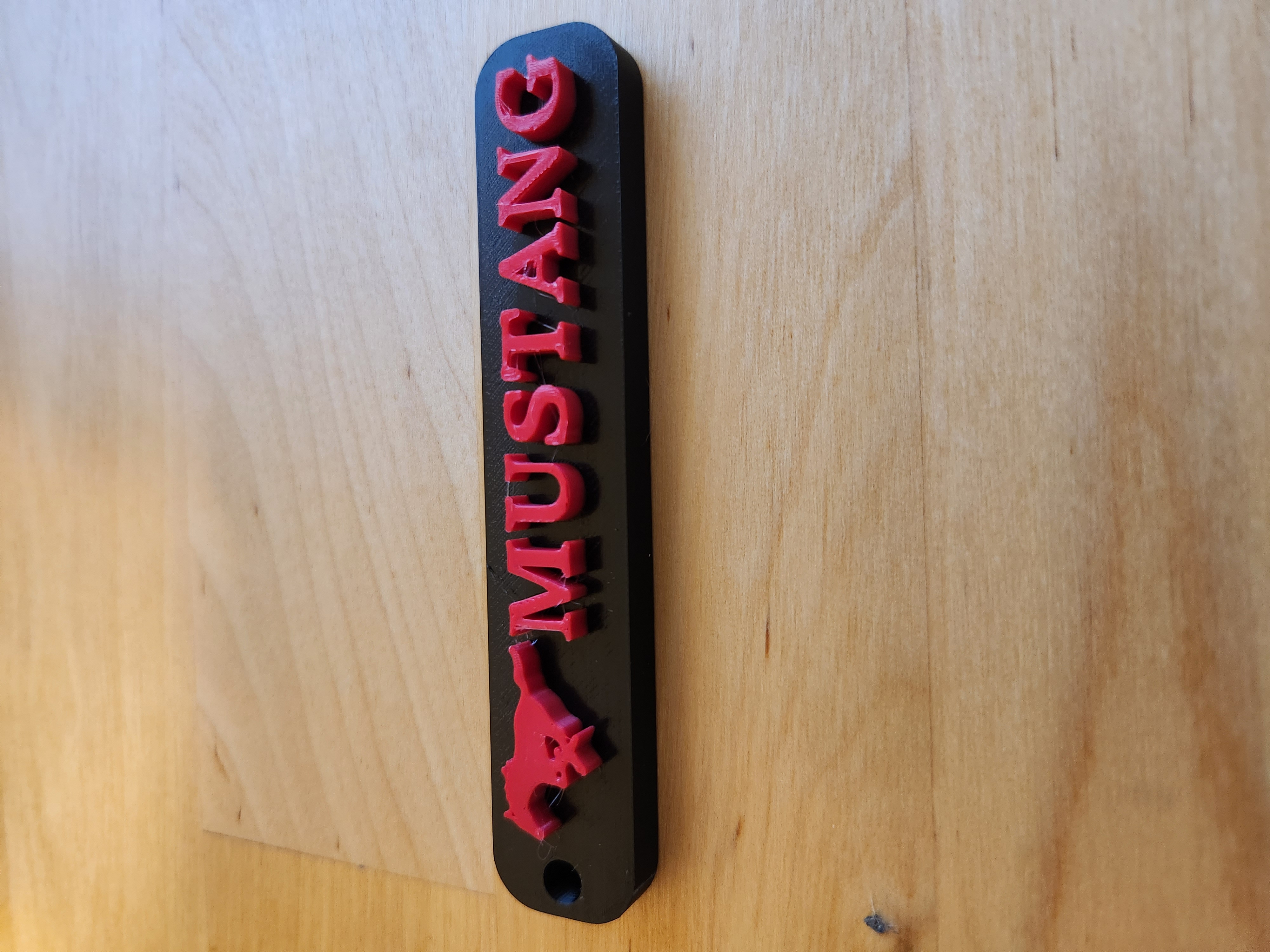 Mustang Keychain