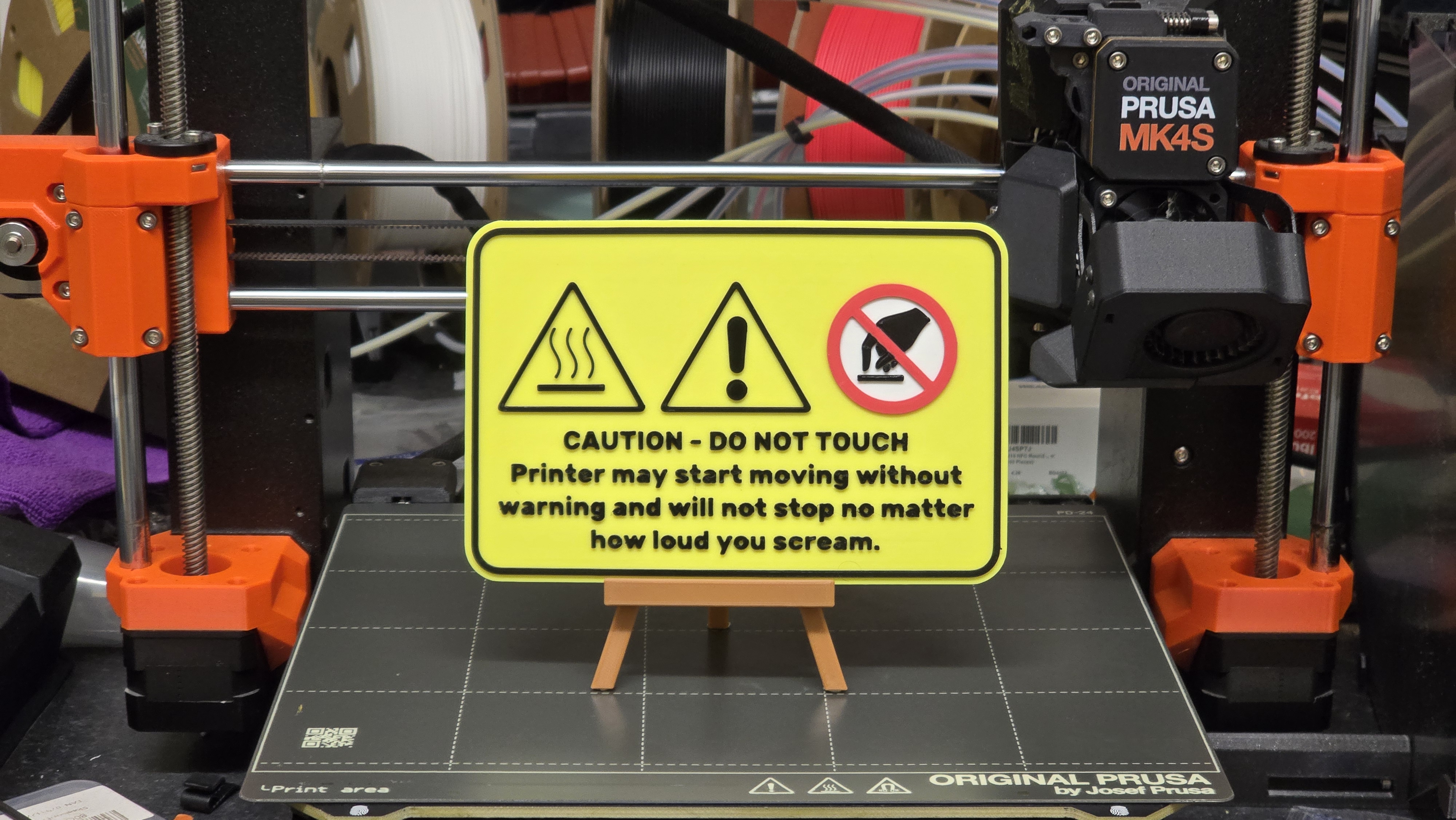 Printer Safety Sign (Multimaterial)