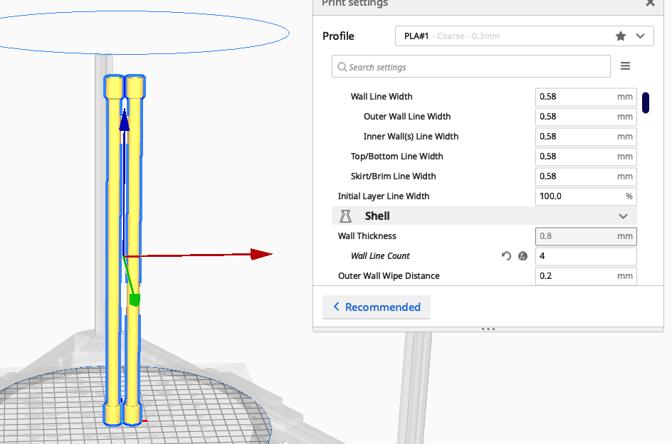Magnetic Rods for anycubic linear plus