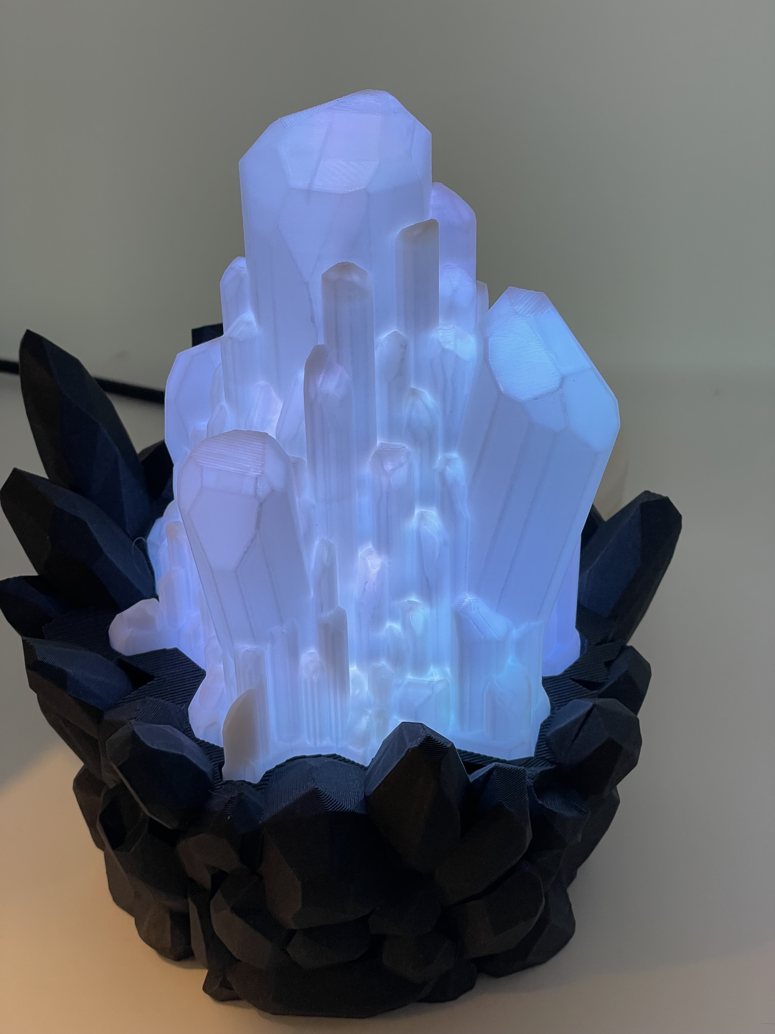 Crystal RGB Led Lamp 3D model thumbnail