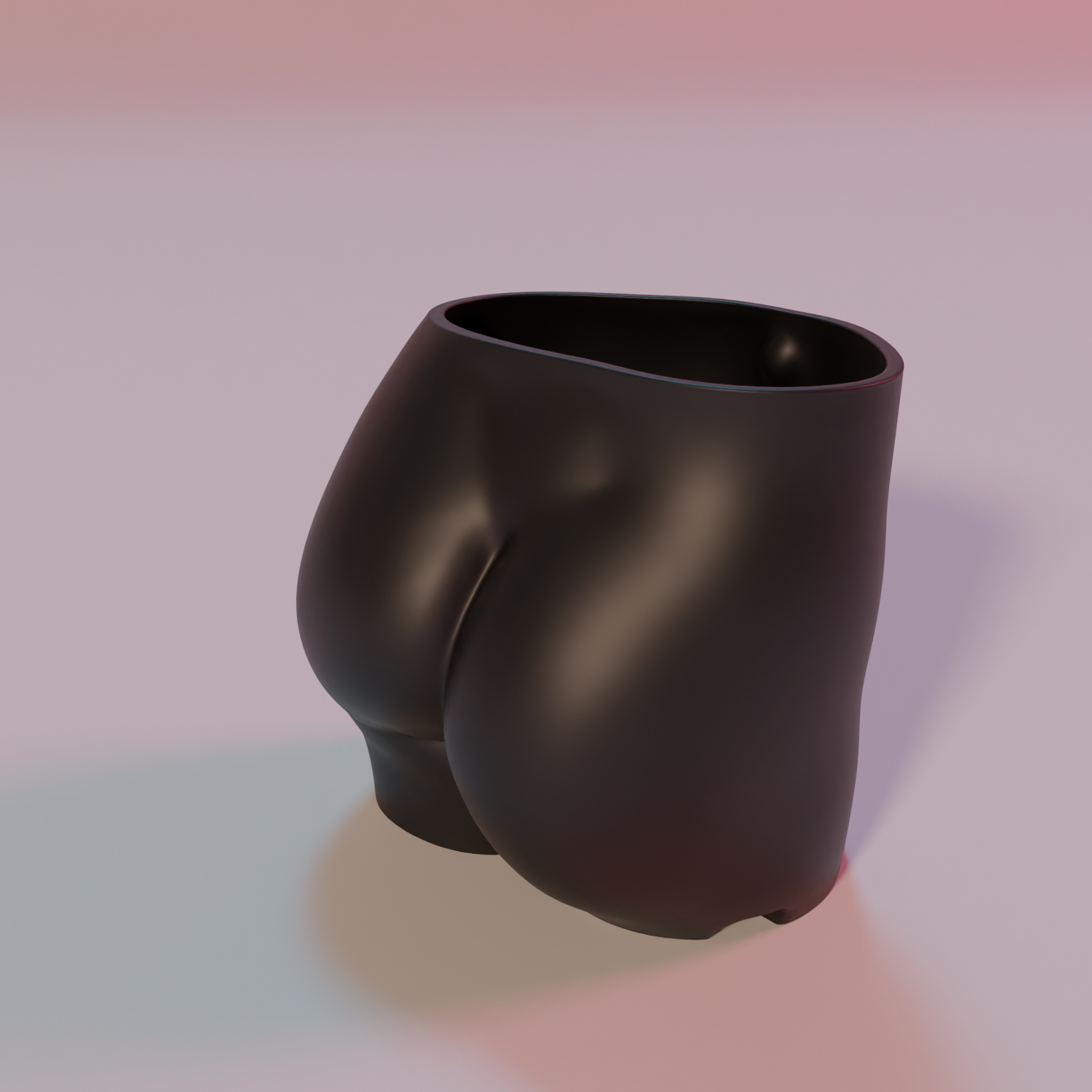 Free woman butt planter 3d print file stl planter model female by