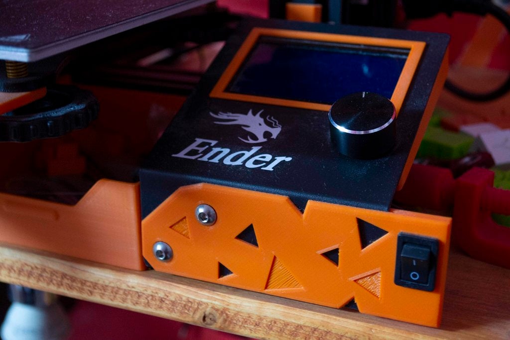 Ender 3 decorative cover with a switch