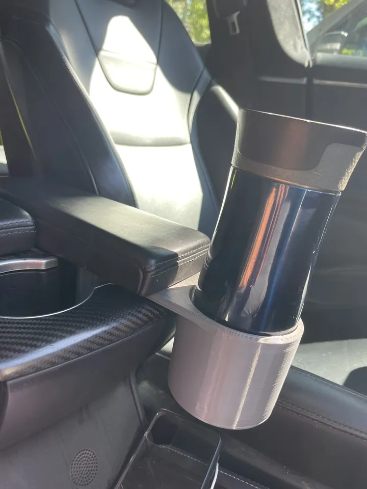 Now The Rich Can 3D Print Their Own Cup Holders For The Tesla Model S