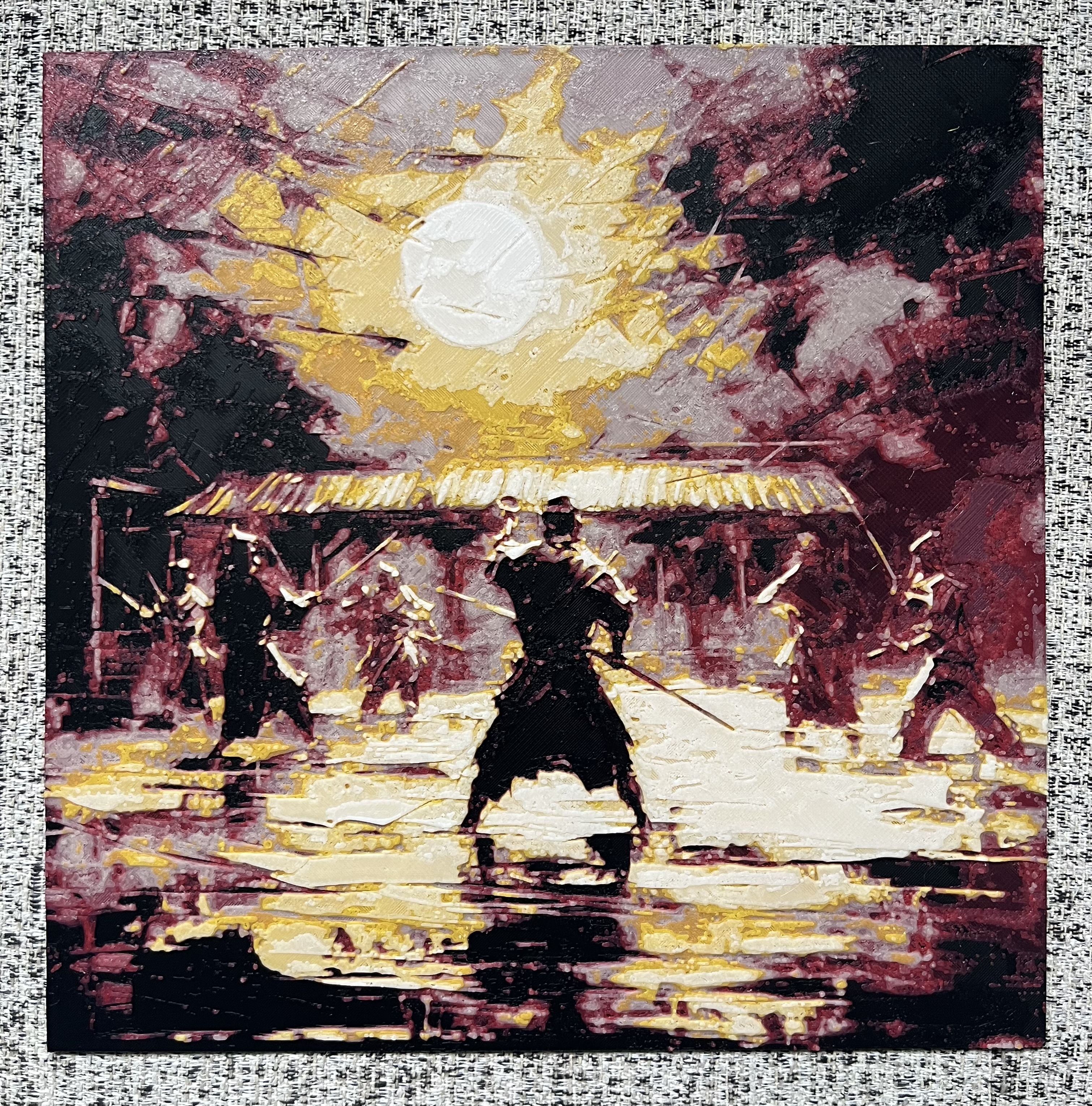Samurai training camp 'Filament Painting'