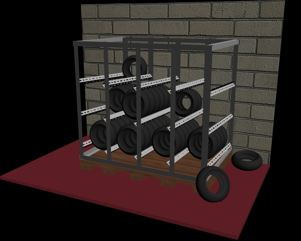 Tyres shelvings