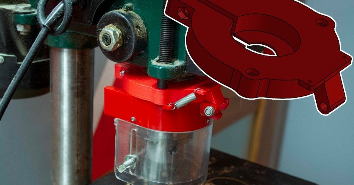Drill press chuck guard by piotrx21 Download free STL model