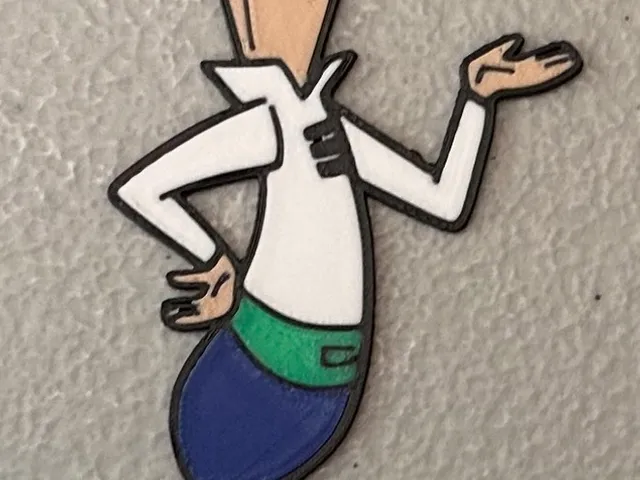 Multicolor George Jetson Magnet