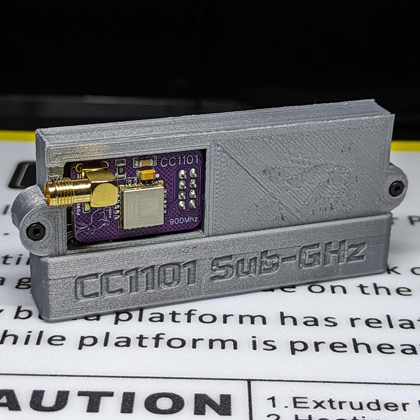 Flipper Zero - CC1101 Board by TehRabbitt - Case Pin Boot Cover