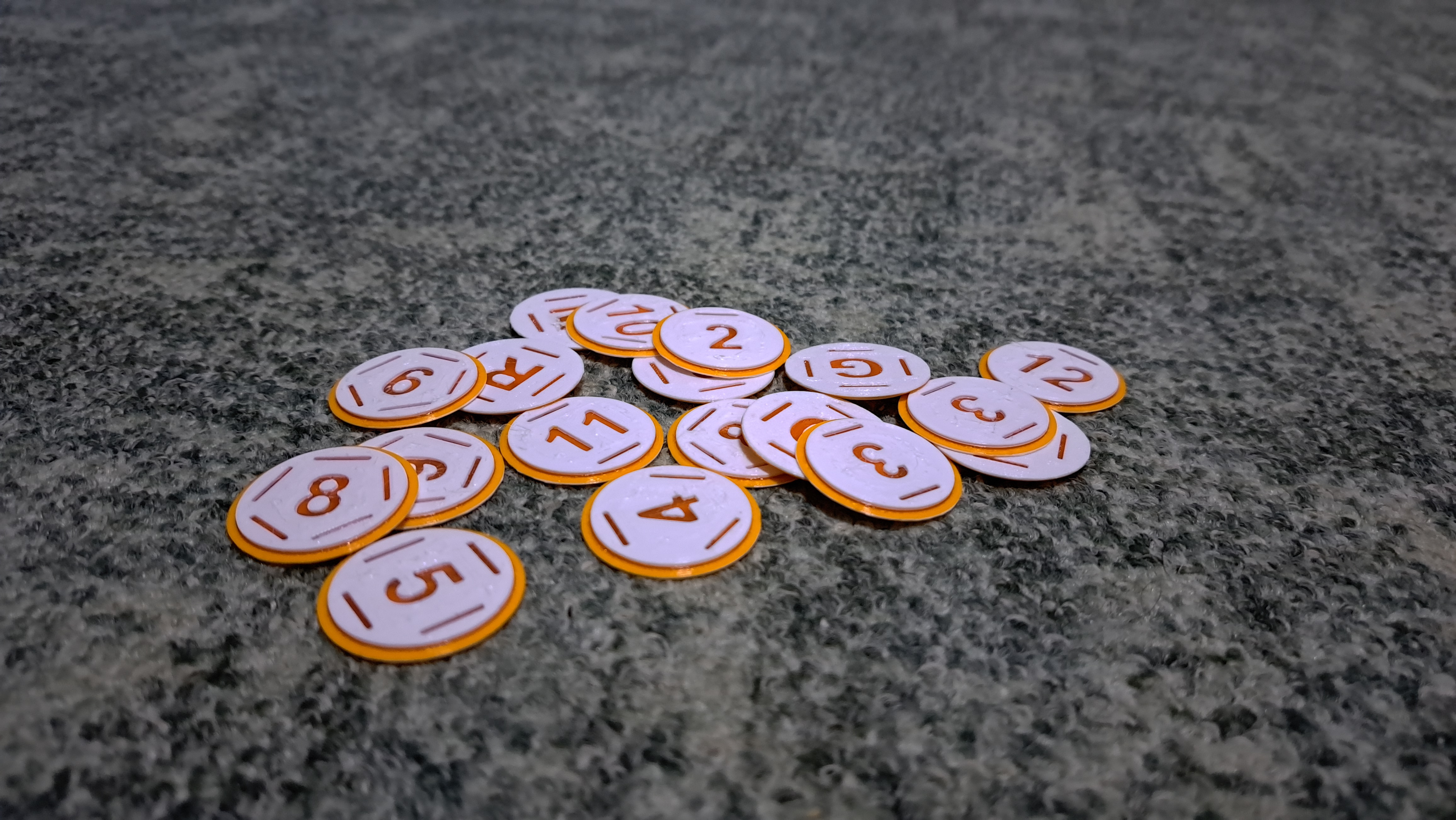 | Catan | Number Chits - base game
