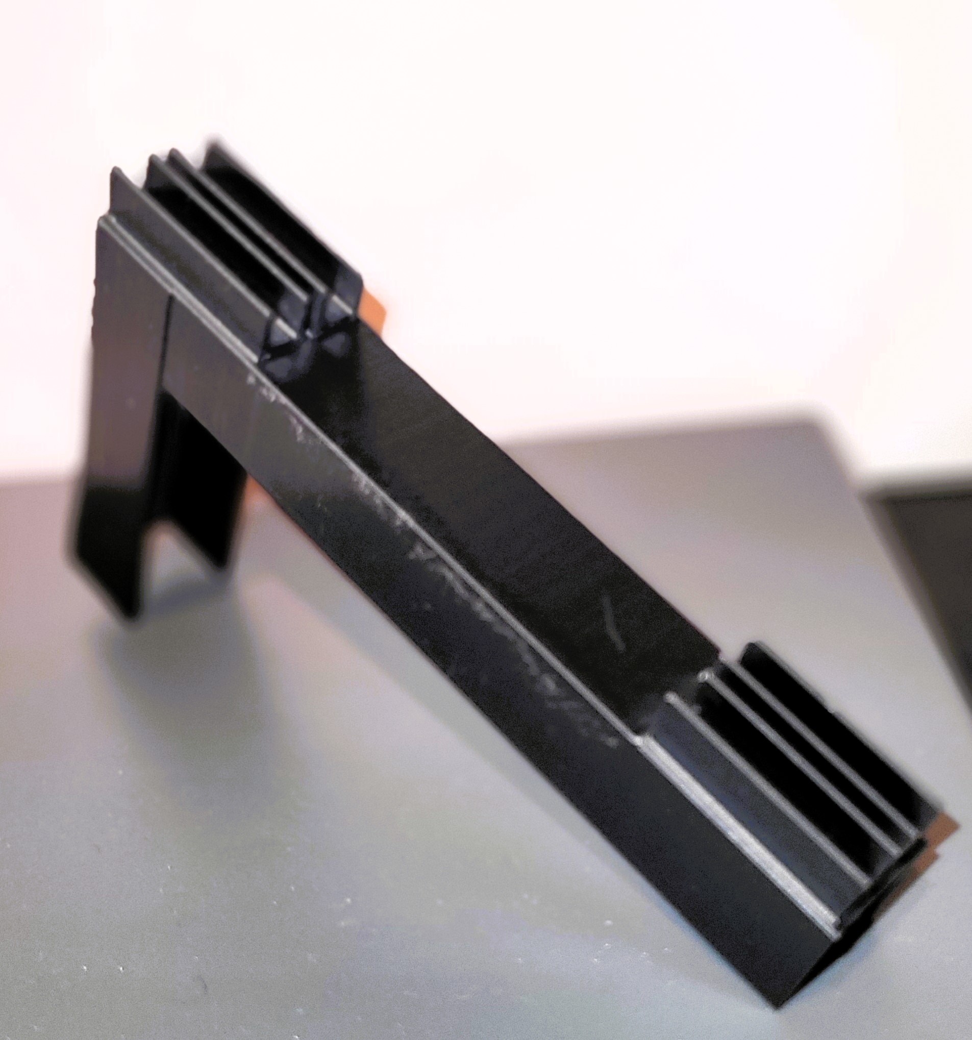 PC monitor top bracket for webcam ringlight or similar cables