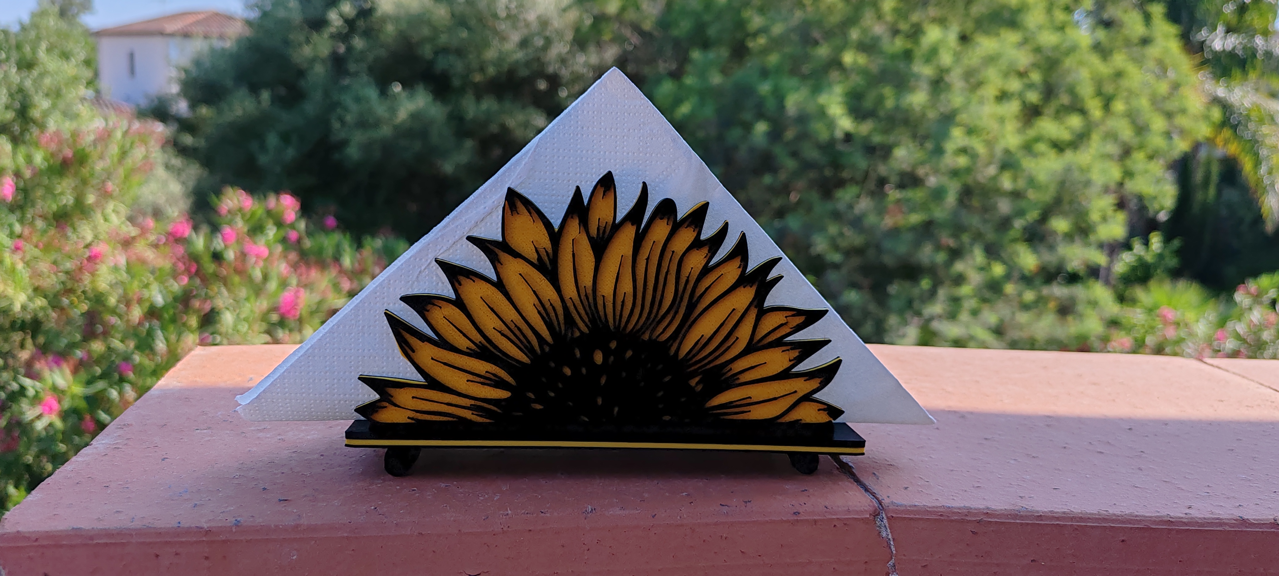 Sunflower Napkin holder - dual color