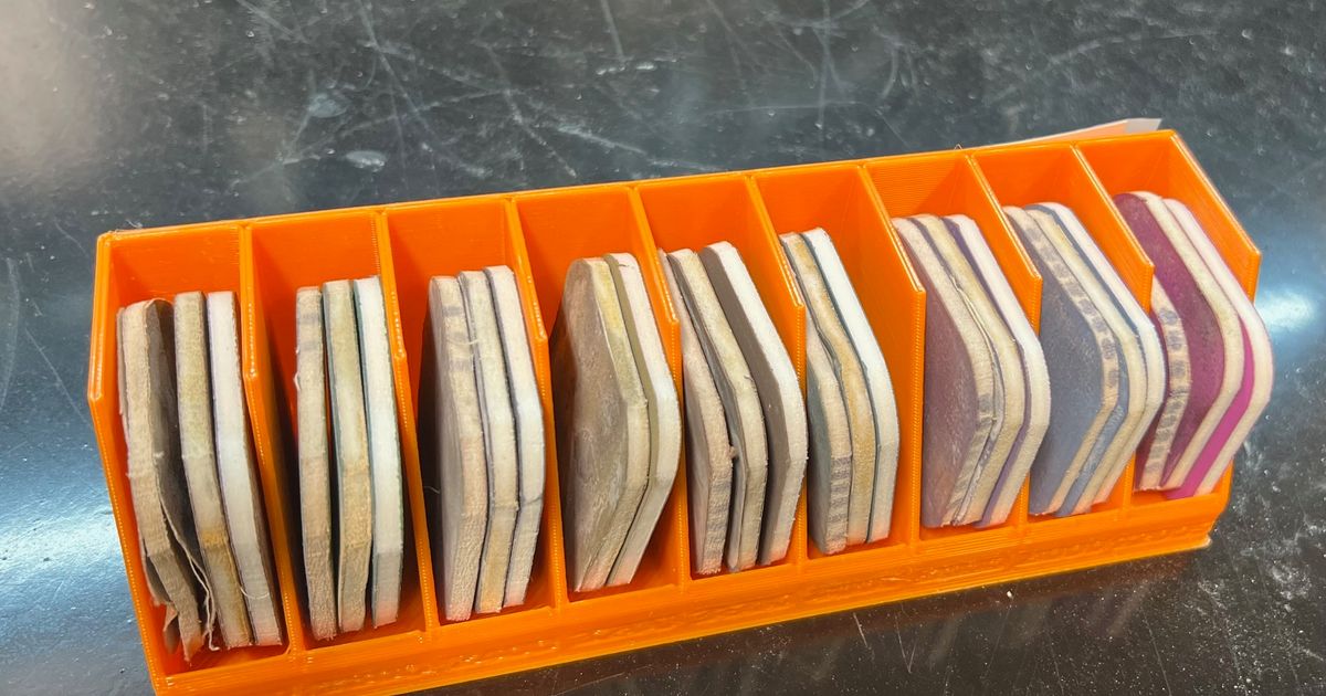 Micro Mesh Pad Organizer by Chris Nolan | Download free STL model ...