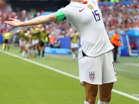 Megan Rapinoe Victory Pose Sculpture