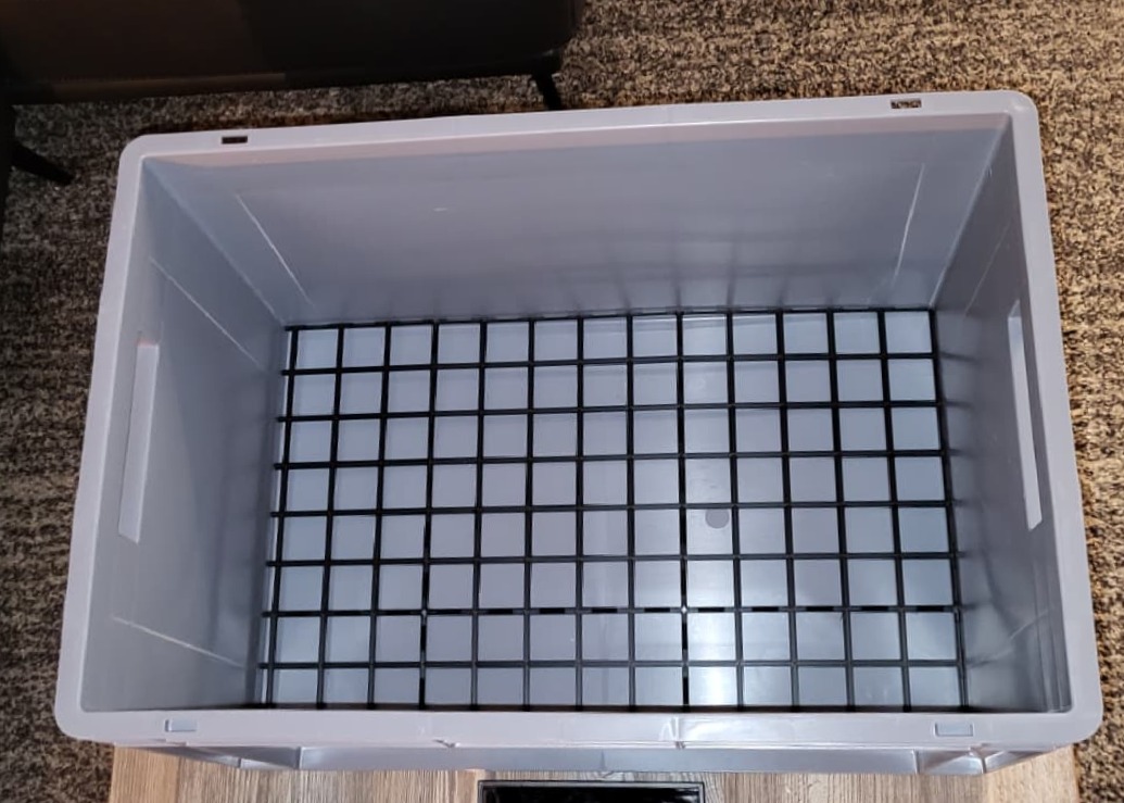 Gridfinity Bodenplatte für Eurobox 600×400 Metro