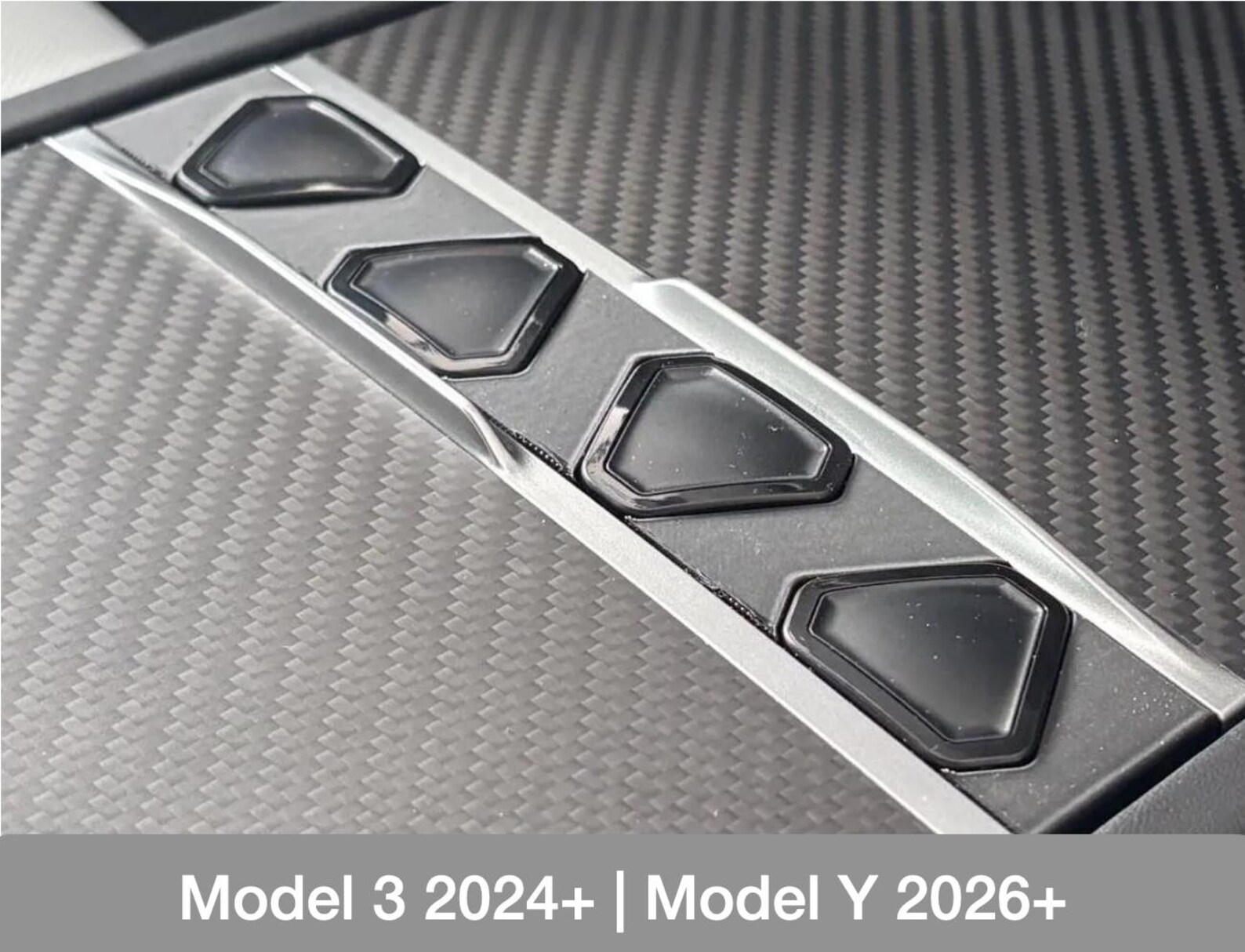 S3XY Button Center Console Model 3/Y Highland Juniper 2024+